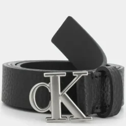 MONOGRAM PLAQUE- CINTURE BLACK 7003G-UB1