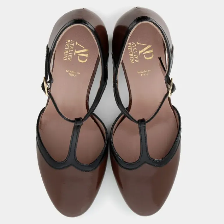 NAPLAK- DECOLLETÈ CHOCO/NERO CC-I24D-05
