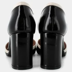 NAPLAK- DECOLLETÈ NERO/CREMA CC-I24D-05