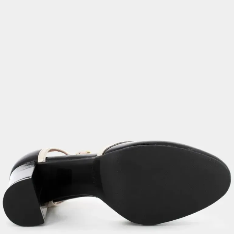 NAPLAK- DECOLLETÈ NERO/CREMA CC-I24D-05