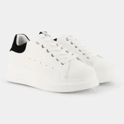 NERO- SNEAKERS BIANCO/NERO XM-E23D-03