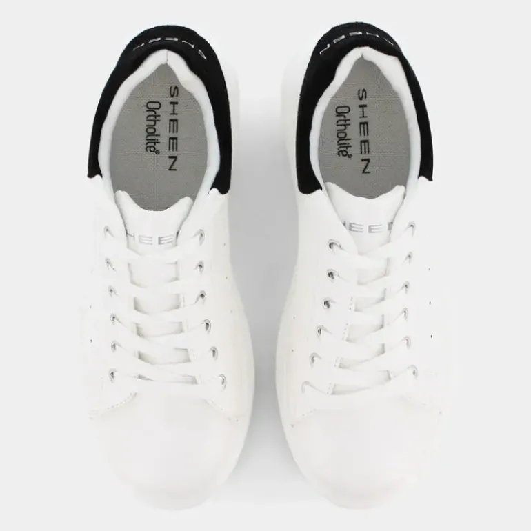NERO- SNEAKERS BIANCO/NERO XM-E23D-03