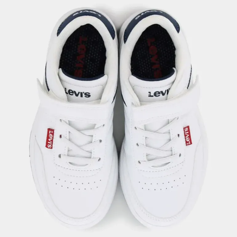 NEW BOULEVARD- SNEAKERS WHITE VINTAGE INDIGO VAVE0204S