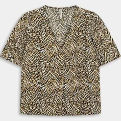 NILE- T-SHIRT GARDENIA AOP MULTI IKAT 15353499