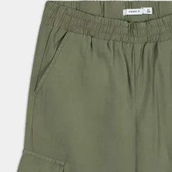 NKFBELLA ST TWI CARGO- PANTALONI DEEP LICHEN GREEN 13218228