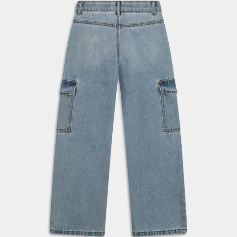 NKFROSE HW WIDE CARGO JEANS- PANTALONI LIGHT BLUE DENIM 13220709