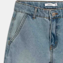 NKFROSE HW WIDE CARGO JEANS- PANTALONI LIGHT BLUE DENIM 13220709