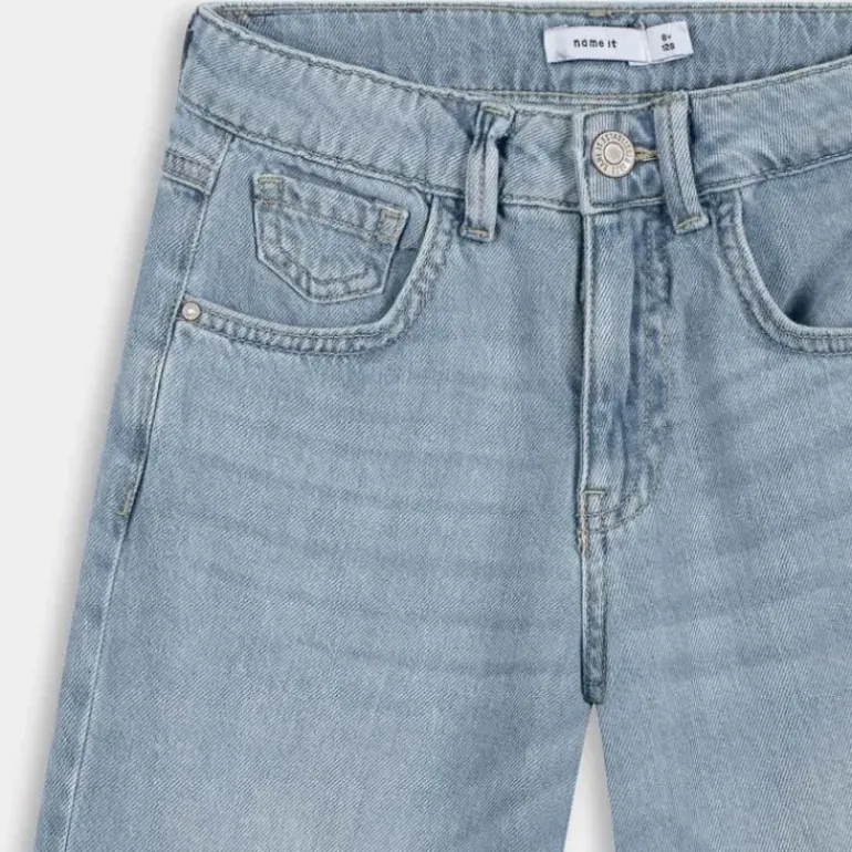 NKFROSE HW WIDE JEANS- PANTALONI LIGHT BLUE DENIM 13211699