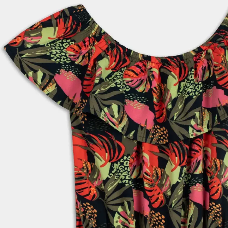 NKFVINAYA SS PLAYSUIT- VESTITI E TUTE DARK SAPPHIRE : TROPICAL 13215907