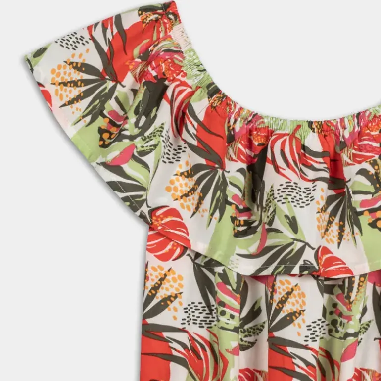 NKFVINAYA SS PLAYSUIT- VESTITI E TUTE BRIGHT WHITE : TROPICAL 13215907
