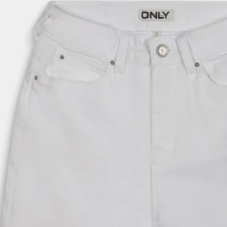 ONLEMILY STRETCH HW STR ANK- PANTALONI BIANCO 15292435