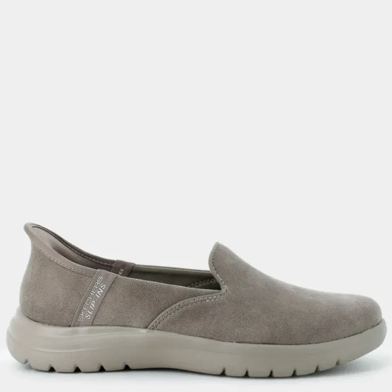ON THE GO FLEX- MOCASSINI TAUPE 136544