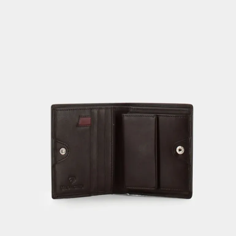 PASCAL- PICCOLA PELLETTERIA MARRONE 412910