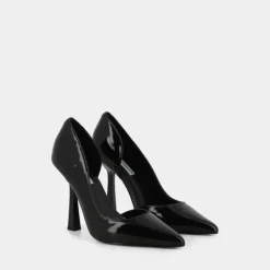 PATENT- DECOLLET&Egrave; BLACK PATENT DAMZIL