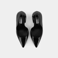 PATENT- DECOLLET&Egrave; BLACK PATENT DAMZIL