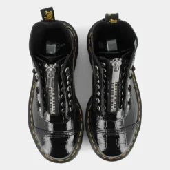 PATENT LAMPER CROC- SCARPONCINI BLACK SINCLAIR