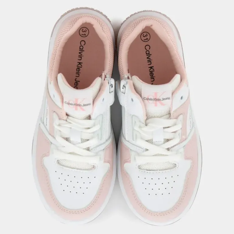 PATTY- SNEAKERS BIANCO ROSA 80797