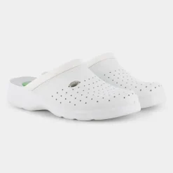 PELLE- CIABATTE BIANCO DU-E23U-01