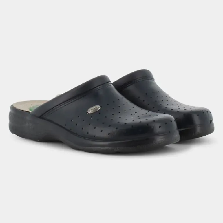 PELLE- CIABATTE BLU DU-E23U-01