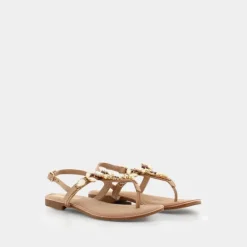 PELLE- SANDALI BEIGE SY-E23D-15