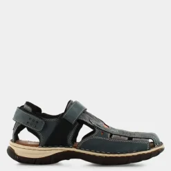 PELLE- SANDALI BLU SL-E23U-03