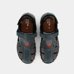PELLE- SANDALI BLU SL-E23U-03