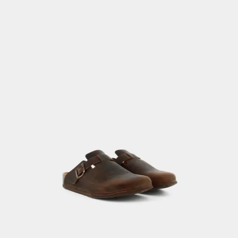 PELLE- SANDALI MARRONE SO-E24U-02