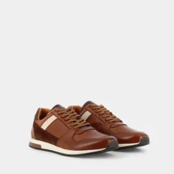 PELLE- SNEAKERS COGNAC CT-E23U-03