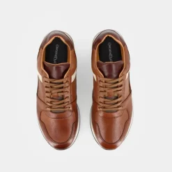 PELLE- SNEAKERS COGNAC CT-E23U-03