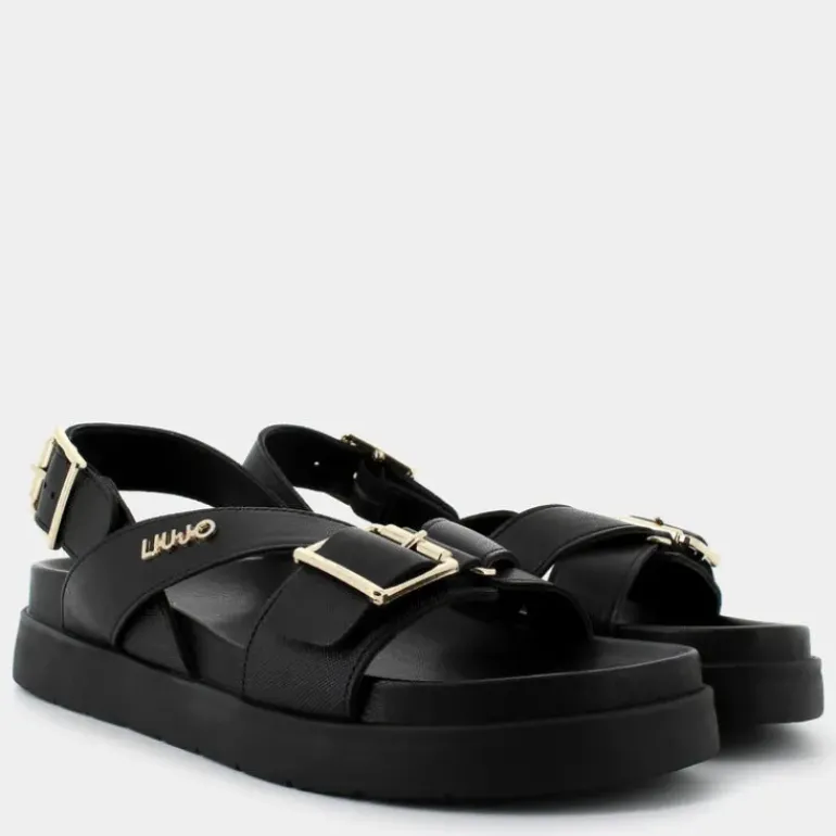 PENNY 755- SANDALI NERO 4A4727EX25622222