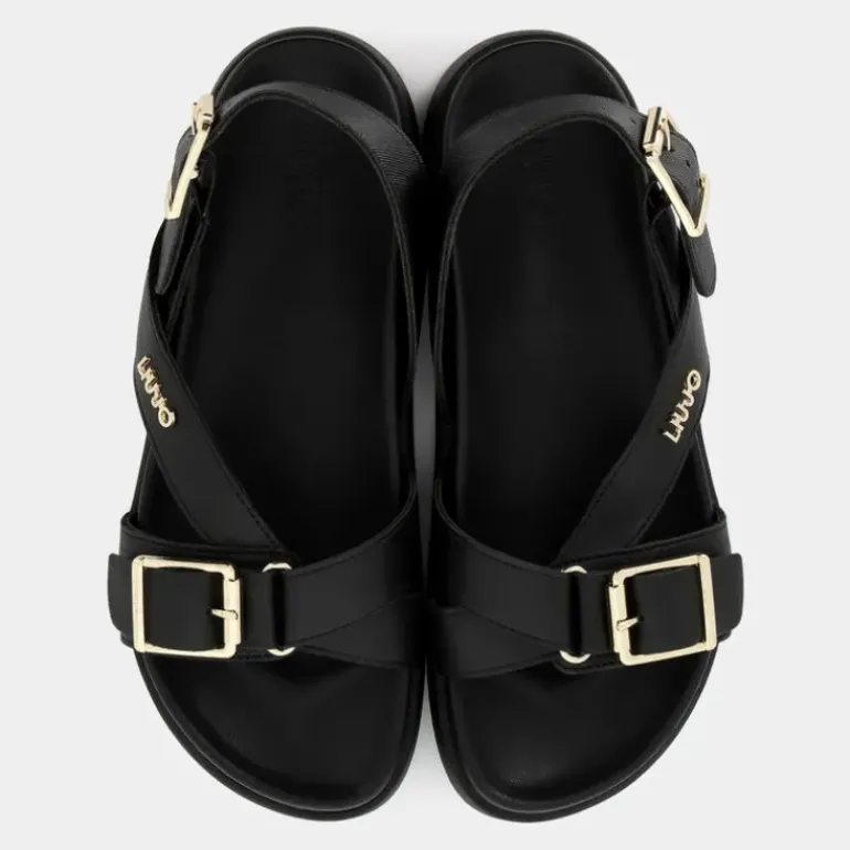 PENNY 755- SANDALI NERO 4A4727EX25622222