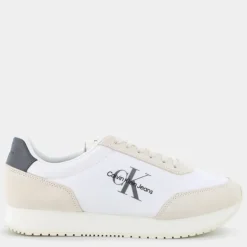 PHUKET RETRO RUNNER- SNEAKERS BRIGHT WHITE/C WHITE/CHARCOAL GREY YM0008040K6