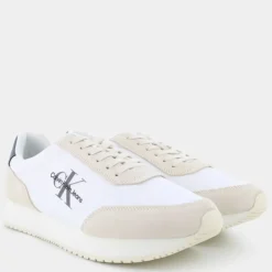 PHUKET RETRO RUNNER- SNEAKERS BRIGHT WHITE/C WHITE/CHARCOAL GREY YM0008040K6