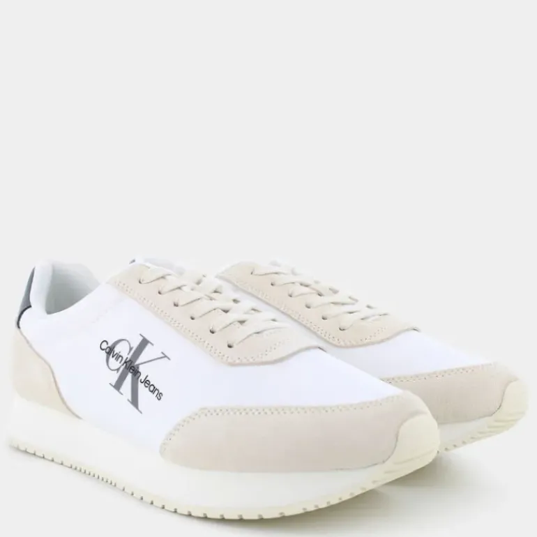 PHUKET RETRO RUNNER- SNEAKERS BRIGHT WHITE/C WHITE/CHARCOAL GREY YM0008040K6