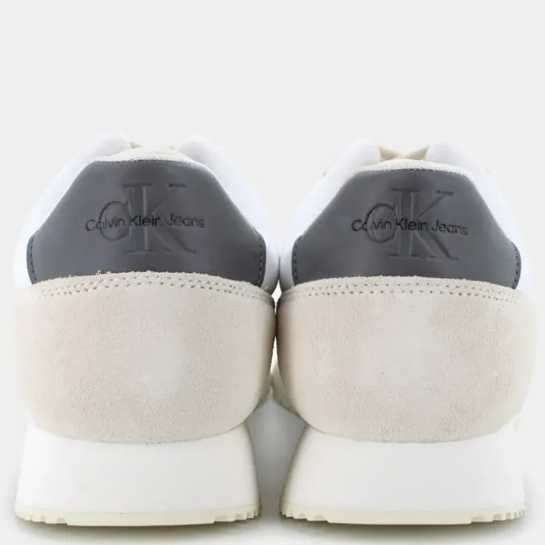 PHUKET RETRO RUNNER- SNEAKERS BRIGHT WHITE/C WHITE/CHARCOAL GREY YM0008040K6