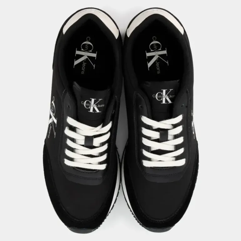 PHUKET RETRO RUNNER- SNEAKERS BLACK/EGGSHELL/WHITE YM010320GR