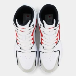 3 POINT MID- SPORTIVE WHT/NAVY/RED S22119