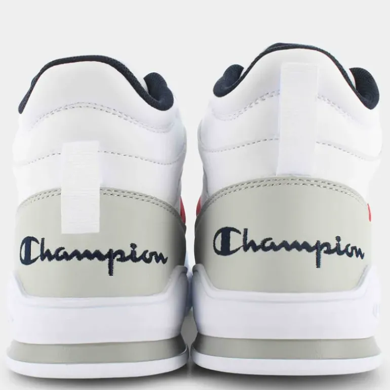 3 POINT MID- SPORTIVE WHT/NAVY/RED S22119