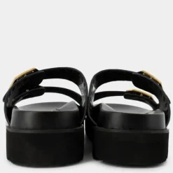 POLA STUDS- SANDALI NERO PLS90662