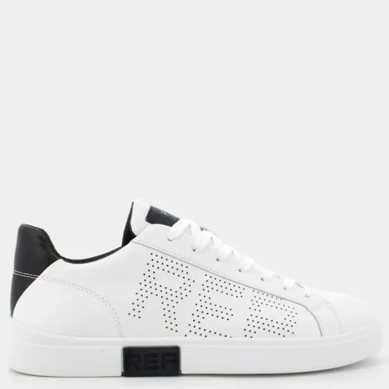 POLYS STUDIO- SNEAKERS WHITE BLACK RZ3P0014L
