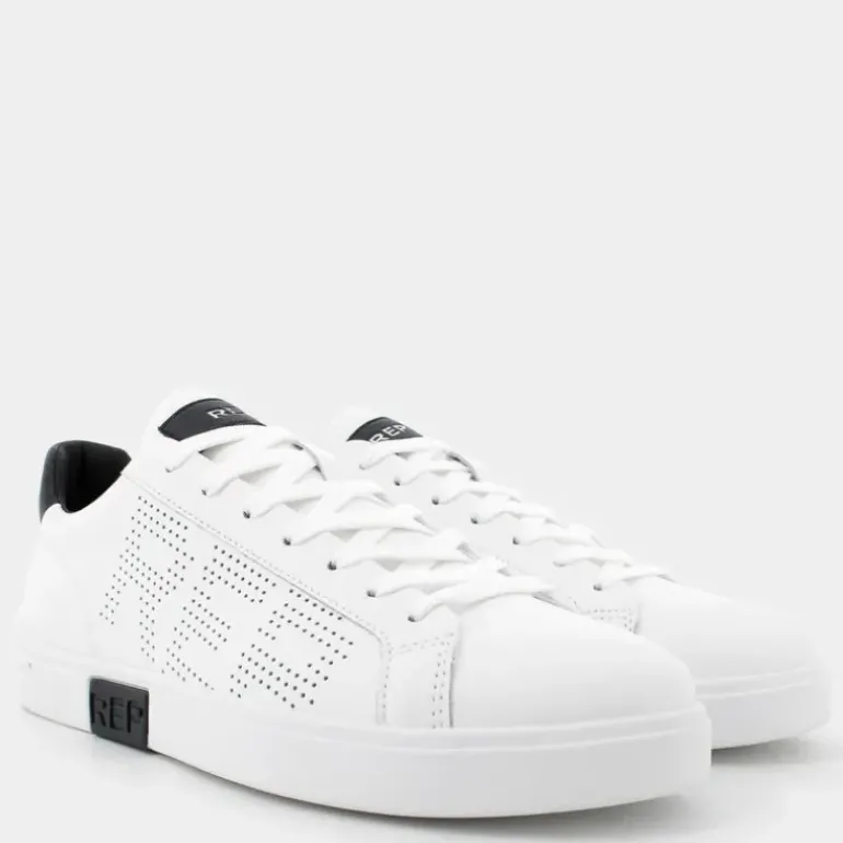 POLYS STUDIO- SNEAKERS WHITE BLACK RZ3P0014L