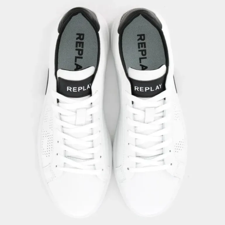 POLYS STUDIO- SNEAKERS WHITE BLACK RZ3P0014L