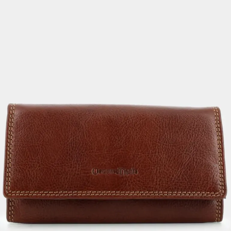 PORTAFOGLIO DONNA- PICCOLA PELLETTERIA COGNAC 9838150PIE