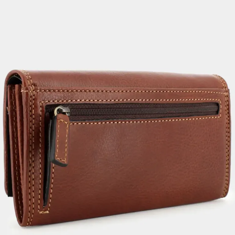 PORTAFOGLIO DONNA- PICCOLA PELLETTERIA COGNAC 9838150PIE