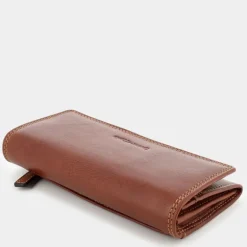 PORTAFOGLIO DONNA- PICCOLA PELLETTERIA COGNAC 9838150PIE