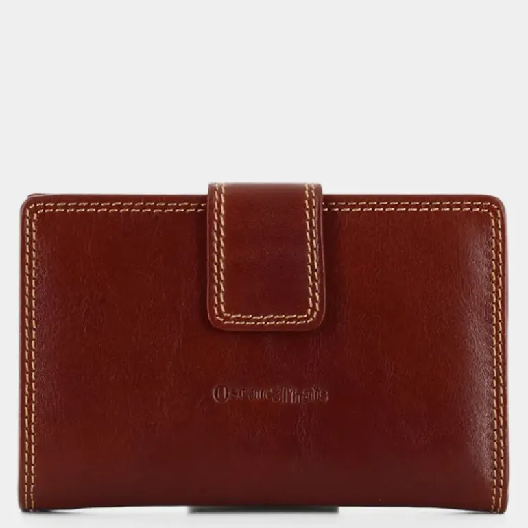 PORTAFOGLIO DONNA- PICCOLA PELLETTERIA COGNAC 9838046PIE