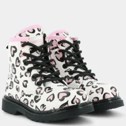 PRIMI PASSI BIANCO LEOPARDATO ROSA ES-I23B-05