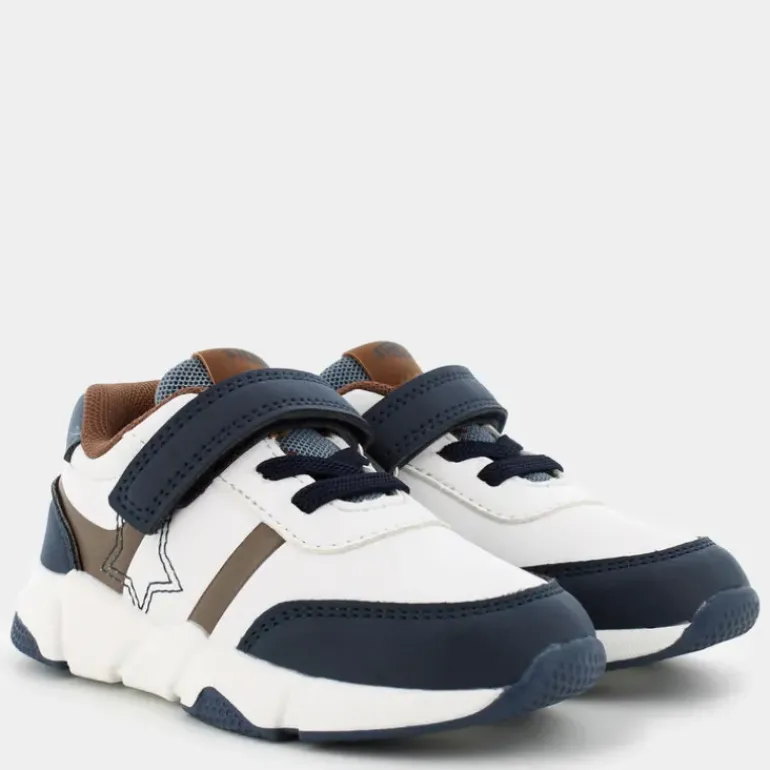 PRIMI PASSI BLU BIANCO MARRONE RF-I24B-14