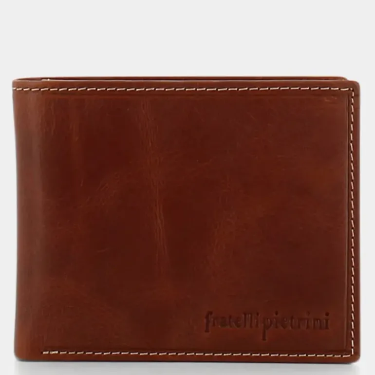RAFAEL- PICCOLA PELLETTERIA 12 COGNAC DI-E23-01