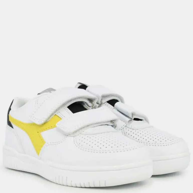 RAPTOR LOW STRIPE PS- SPORTIVE WHITE/YELLOW/BLACK 101.181614